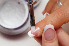 Nail Refill With French Gel